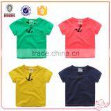 Hot Selling Kids Wear Short Sleeve T-shirt Printing Design Child Wear With Pocket thumbnail-1