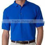 High Quality Wholesale Custom 65%poly-35% Cotton Pique High Quality Wholesale Custom 100% Cotton Pique Mens Polo Shirt thumbnail-4