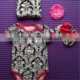 Latest Design Printed Newborn Girl Clothing Kids Clothes Wholesale Cotton Jumpsuit Clothing Summer Newborn Baby Romper thumbnail-5