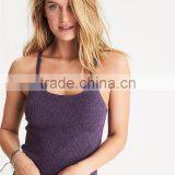 MGOO Fashion Cutting Crop Top Fitness Wholesale Back Cutout Sweater Tank Top With Adjustable Straps thumbnail-4