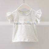 Kids Clothes Flutter Shirt Match Suspender Shorts Fashion Child Girl Dress thumbnail-5