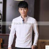 The New Spring 2017 Men POLO Shirt Collar Long Sleeve T-shirt Youth Pure Cotton Trend thumbnail-3