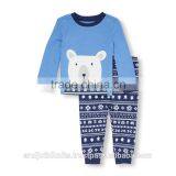 Baby and Toddler Polar Bear Printed Long Sleeve Pajama Set thumbnail-1
