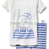 Children Walrus Printed Short Pajama Set thumbnail-1