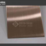 Light Hairline no Fingerprinted Bronze Hairline Stainless Steel Sheet thumbnail-2
