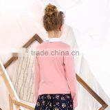 S32508W Baby Girls Sweaters 2017 New Brand Children's Clothing Woolen Lapel Girls Sweater thumbnail-4