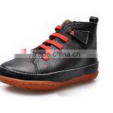 2017 Hot New Products Cow Leather Rubber Sole Baby Boots thumbnail-4