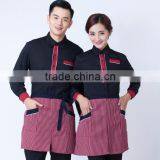 Custom Good Quality Elestic Pants Hotel Staff Uniform , Hotel Uniform Design for Waiter and Waitress thumbnail-1