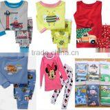 New Fashion Baby Boys and Girls Spring and Autumn Long Sleeve 2pcs 100% Cotton Sleepwear Kids Pajama thumbnail-1