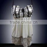 2016 Newest Designs Sexy Baby Doll With Fantasitic Decorative Flower and Lace thumbnail-1