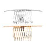 Hair Clips Findings Comb Silver Tone thumbnail-3