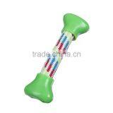 Plastic & Cotton Pet Products Chew Molar Knot Toy Durable Bone Green thumbnail-3