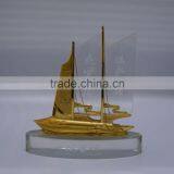 Dhow Crystal Model ,crystal Ship Model,3d Ship Model For Office Decoration And Islamic Souvenirs Gifts