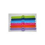 100% Silicone and ECO Friendly Printed Wristbands, Colorful Custom Rubber Bracelets