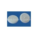 White EAS RF Security Tag 8.2MHz ,  tough , secure and reusabl for garments