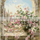 DIY Hot Offer Modern Paint by Numbers Figure Oil Painting Flower thumbnail-3