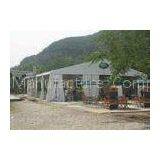 White PVC Ridge Outdoor Party Tent 15x20m For Exhibition , Solid Wall Tent