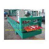 High Speed Glazed Tile Cold Roll Forming Machine 0 - 20 M/min Red Roofing Panel or Customized
