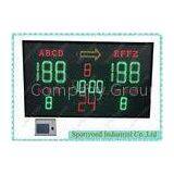 Led Electronic Netball / Basketball Scoreboard , Led Score Board With Timer