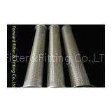 Round Hole Perforated Aluminum Tube / Perforated Titanium Tube For Acoustical Dampening