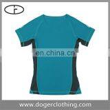 OEM Custom Best Brand Girls Shorts Sleeve Tight t Shirt thumbnail-1