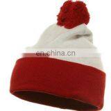 Hot Sell High Quality 100% Acrylic Assorted Color Jacquard Knitted Hat or Winter Beanie With Lovely Yarn Ball thumbnail-1