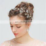 Wedding Accessories Enchanted Floral Opal Rhinestone Regal Reverse Hair Vine and Earring Set Headpiece Prom Halo Women Headpiece thumbnail-2