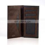 Cheap Price Human Business Young Man Genuine Leather Purse Wallet