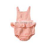 2019 New GIRLS BACKLESS Jumpsuit Rompers Infant Toddler Romper Baby Unique Bodysuits thumbnail-5