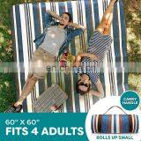Sand Proof Waterproof Picnic Blanket Tote Handy Picnic Mat Tote for Children Camping thumbnail-6