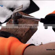 Hi-Vis Insulated Winter Work Gloves With Latex Dipped Palm Yellow thumbnail-4