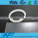FDA Transparent Silicone Rubber Sealing Ring thumbnail-2