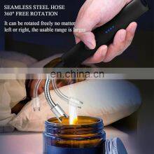 Electric Candle Camping Grill Rechargeable USB Plasma Arc Lighters With LED Battery Display Safety Switch for Cooking BBQs thumbnail-4