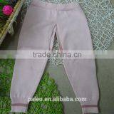 OEM service cotton knitted pattern baby warm trousers for autumn