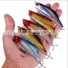 9cm 28g 10 Colors Saltwater Sea Bass Fish Bait With Treble Hook Biomimetic Bait Tremor Swimming VIB Bait Fishing thumbnail-2