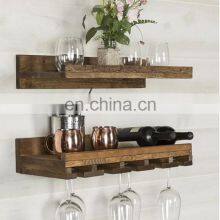 Hanging Make Solid Wood Wine Glass Rack thumbnail-3