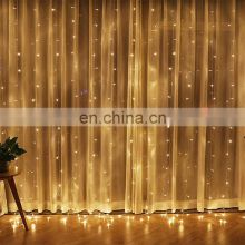 300 LED Window Curtain String Light for Christmas Wedding Party Home Garden Bedroom Outdoor Indoor Wall Decorations