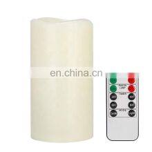 Hot Sale 3AA Remote Control Battery Powered LED Christmas Rotating Creative Candle Paraffin Projection Lamp thumbnail-3