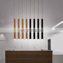 Decorative Long Tube Dining Room Shop Bar Counter Decoration Cylinder Pipe Hanging Light Kitchen Lamp thumbnail-5