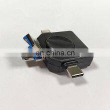 OTG Smart Memory Card Reader High Quanlity All in 1 USB / Android / Type-C / SD / TF External Memory Card Reader thumbnail-4