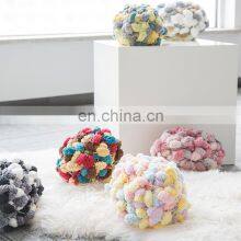 Machine Knitting Yarns Fancy Scarf Yarn Hand Knitting Polyster Woolen Popcorn Croche Fancy Acrylic Knitting Yarn thumbnail-3