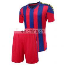 Polyester Breathable Soccer Uniforms OEM Football Training Wholesale Blank Soccer Uniforms thumbnail-1