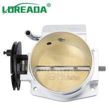 92mm Sliver Intake Throttle Body, LS 4 Bolt Throttle Body for GM Gen III Ls1 Ls2 Ls3 Ls6 Ls7 Sx Ls 4 CNC thumbnail-1