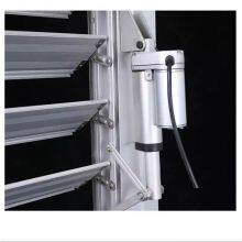Customized Electric Louver Window Prices Security Outdoor Sunshade Aluminum Louvers for Wall Decoration thumbnail-3