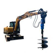 Easy Disassemble Technology Deep Post Hole Digger Diameter 300mm Drill Hydraulic Earth Augers thumbnail-2