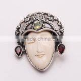 CAMEL FACE PENDANT 925 Sterling Silver Pendant, SILVER JEWELRY EXPORTER,SILVER JEWELRY WHOLESALE,SILVER EXPORTER thumbnail-1