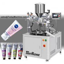 Automatic Ultrasonic Toothpaste Cosmetic Cream Plastic Soft Tube Filling Sealing Machine thumbnail-5
