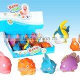 baby bath toys, water squirter, ocean fish, phthalate free, BPA free, PAHS free