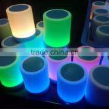 ABS TF Card Bluetooth Speaker With Blinking LED Light thumbnail-2
