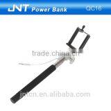 New Crystal Head Wired Slefie Stcik Holder for Mobile Phones QC16 thumbnail-1